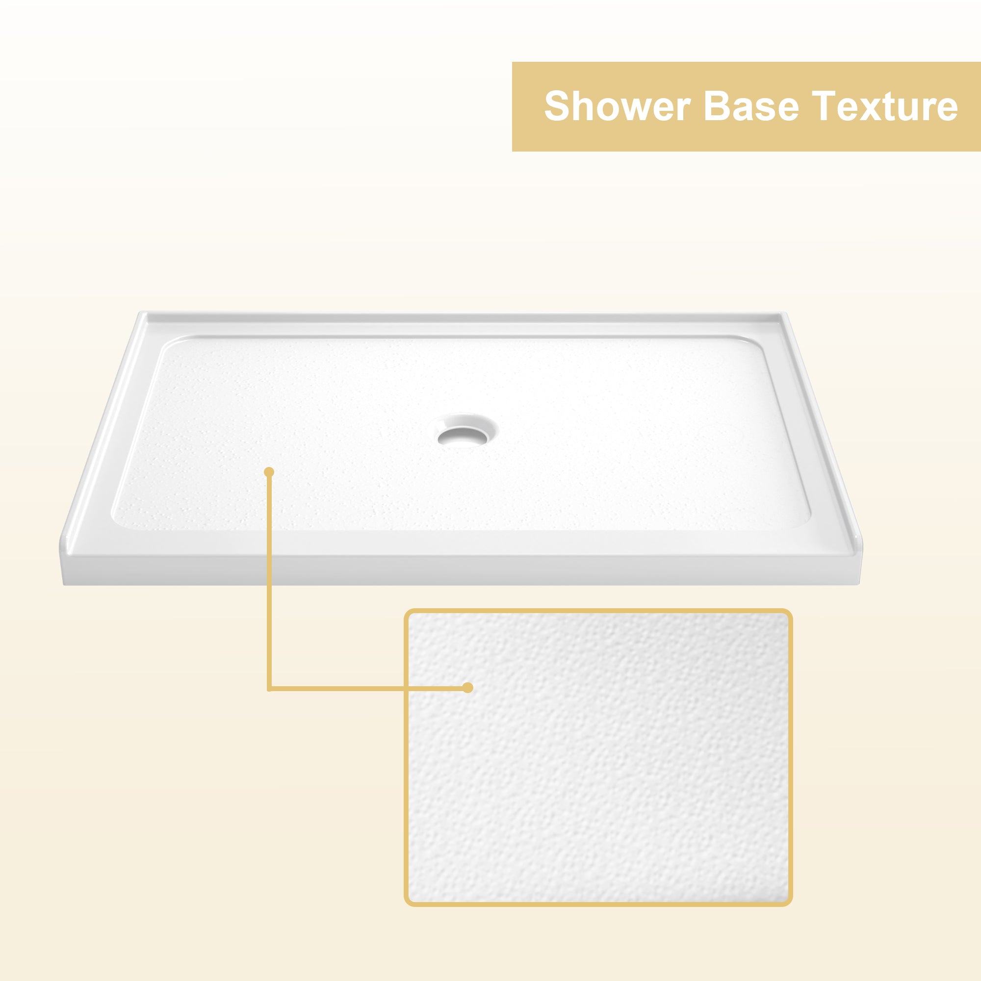 32" x 48" Shower Base Shower Pan