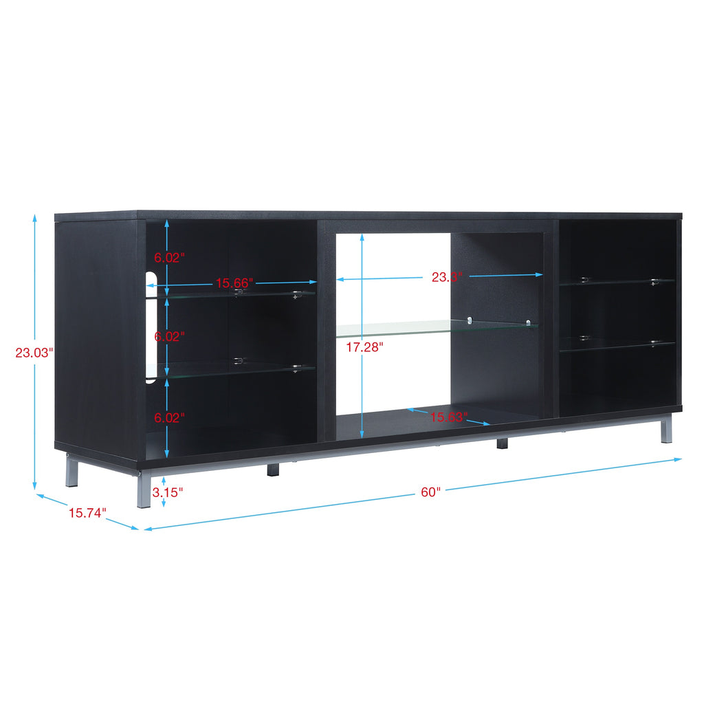 Brighton 60" TV Stand in Onyx
