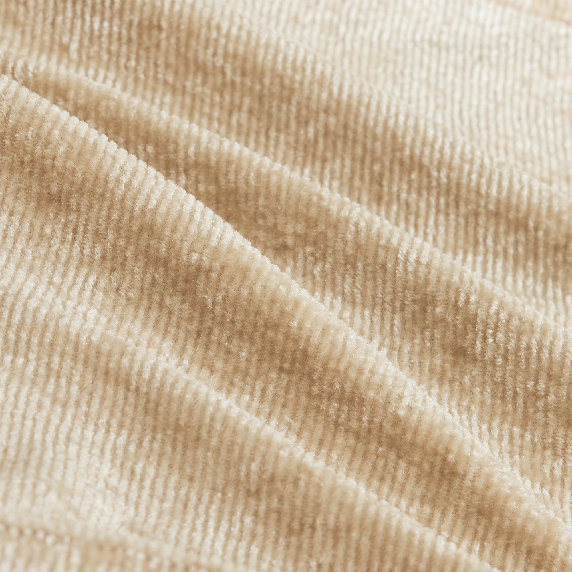 Ottoman Velvet Light Camel