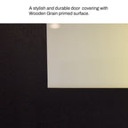 36 x 80 Fiberglass Entry Door with Brickmould, Frosted Glass
