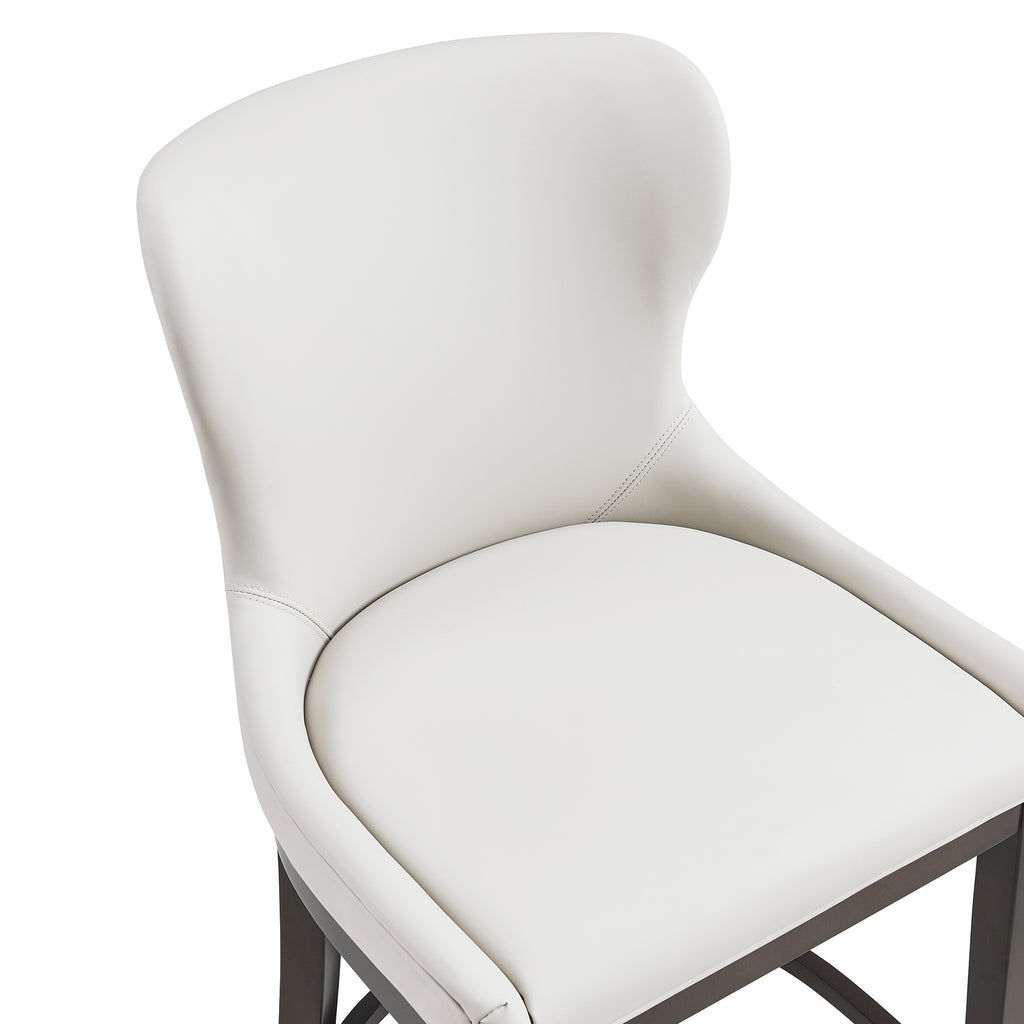 Blair Wood Upholstered Barstool