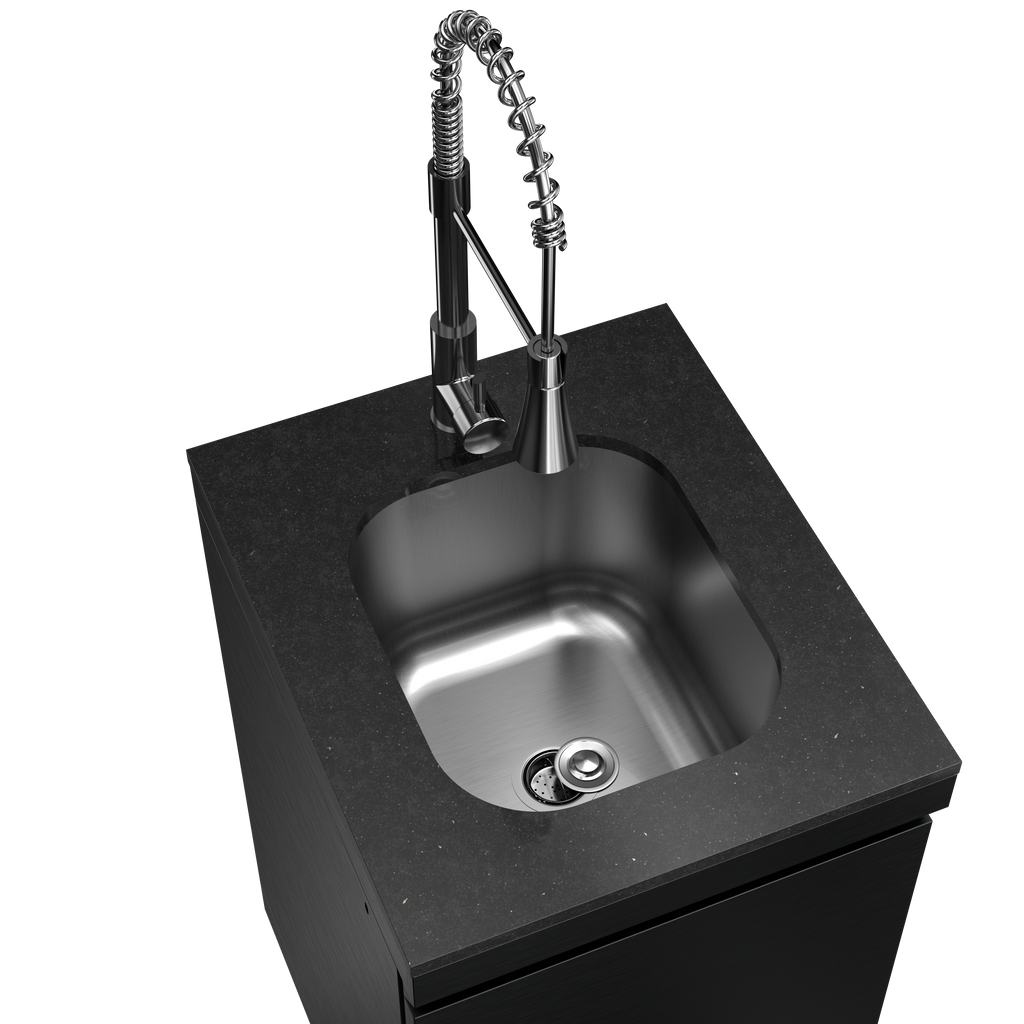 Sink Cabinet with Tap Stainless Steel Outdoor Kitchen Islands
