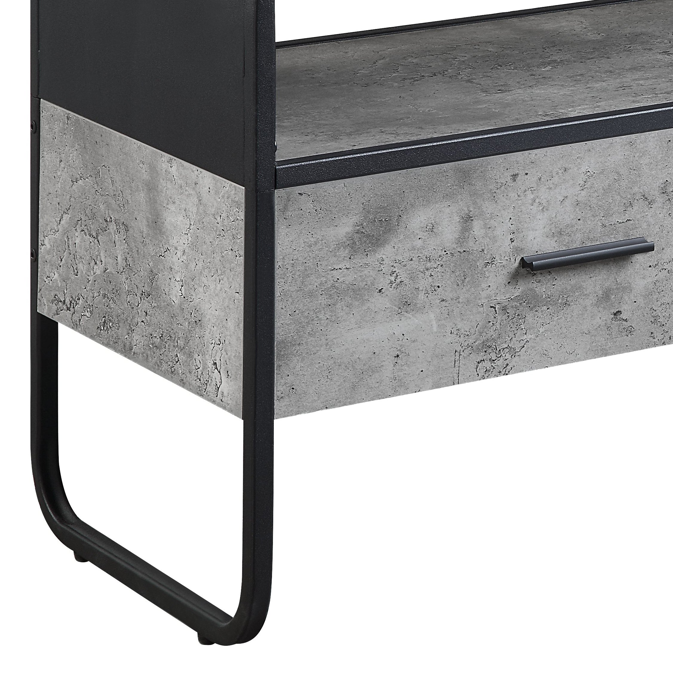 Raziela Concrete TV Stand
