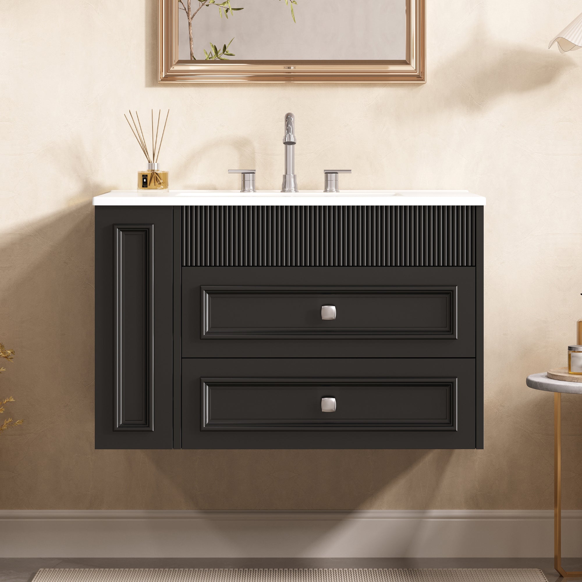 30'' Wall Mounted Bathroom Vanity