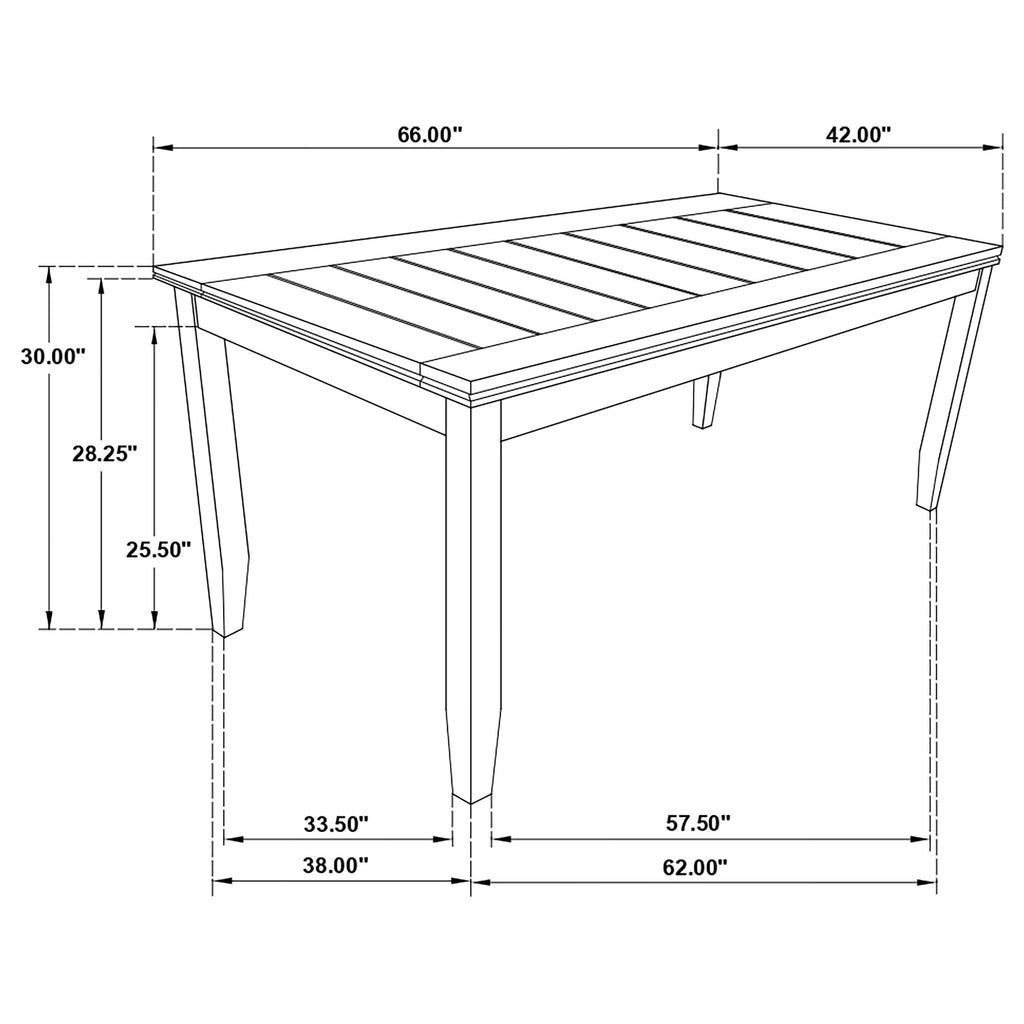 Dexter Dark Dining Table
