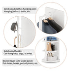 360° Rotating 66" x 17.8" Multifunctional Full Length Mirror