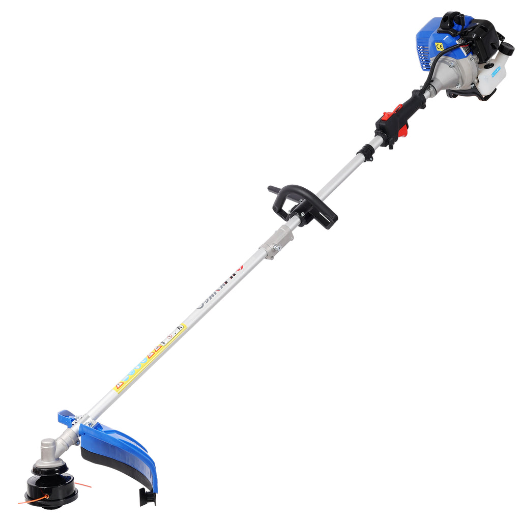 OSAKAPRO 33cc Gas Powered 3-in-1 String Trimmer with Steel and TCT Blades, Blue