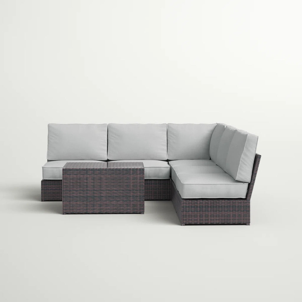 4-Person Outdoor Seating Group with Cushions