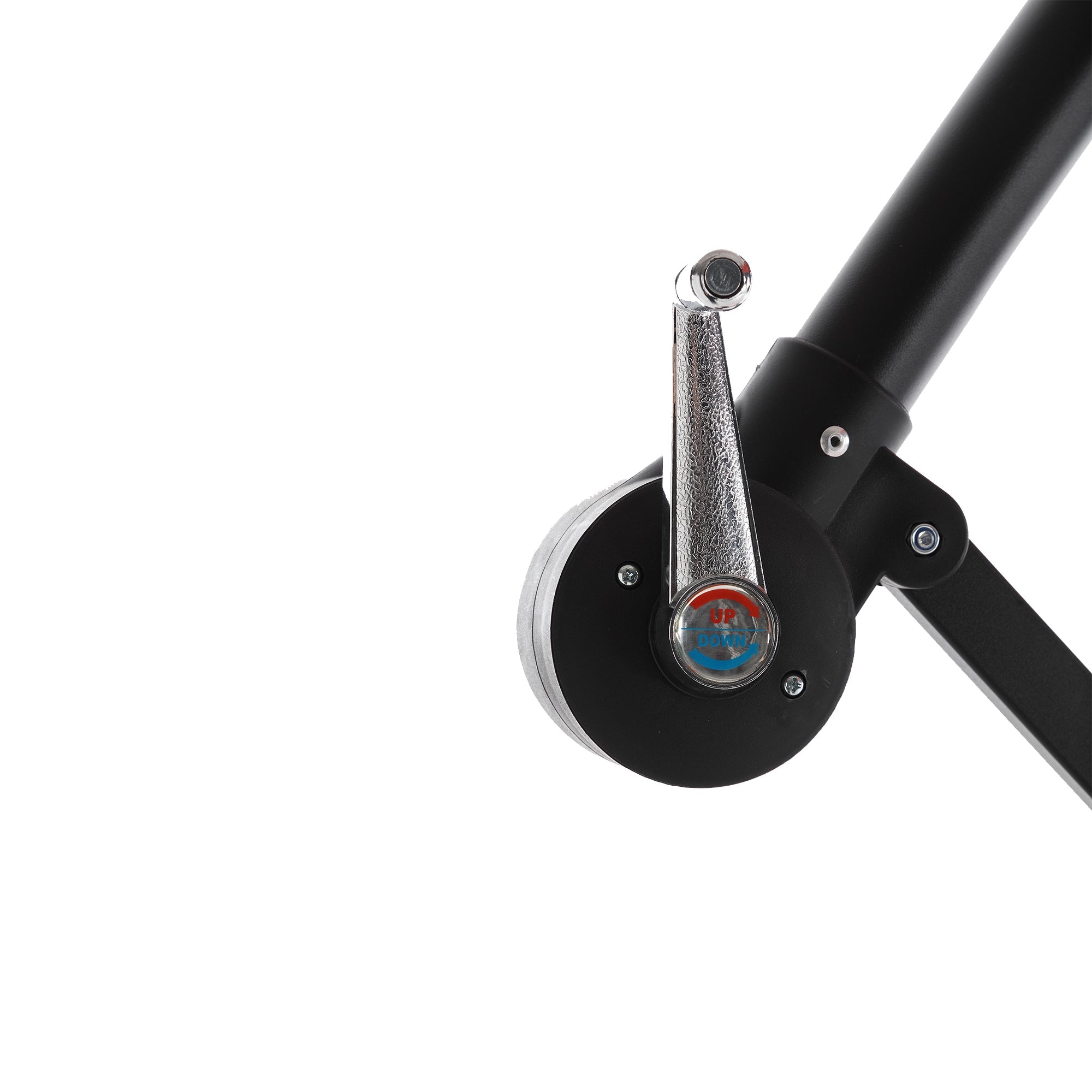 10ft Solar LED Offset Hanging Market Patio Umbrella - Navy Blue