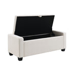 48" Ottoman with Storage and Safety Hinge