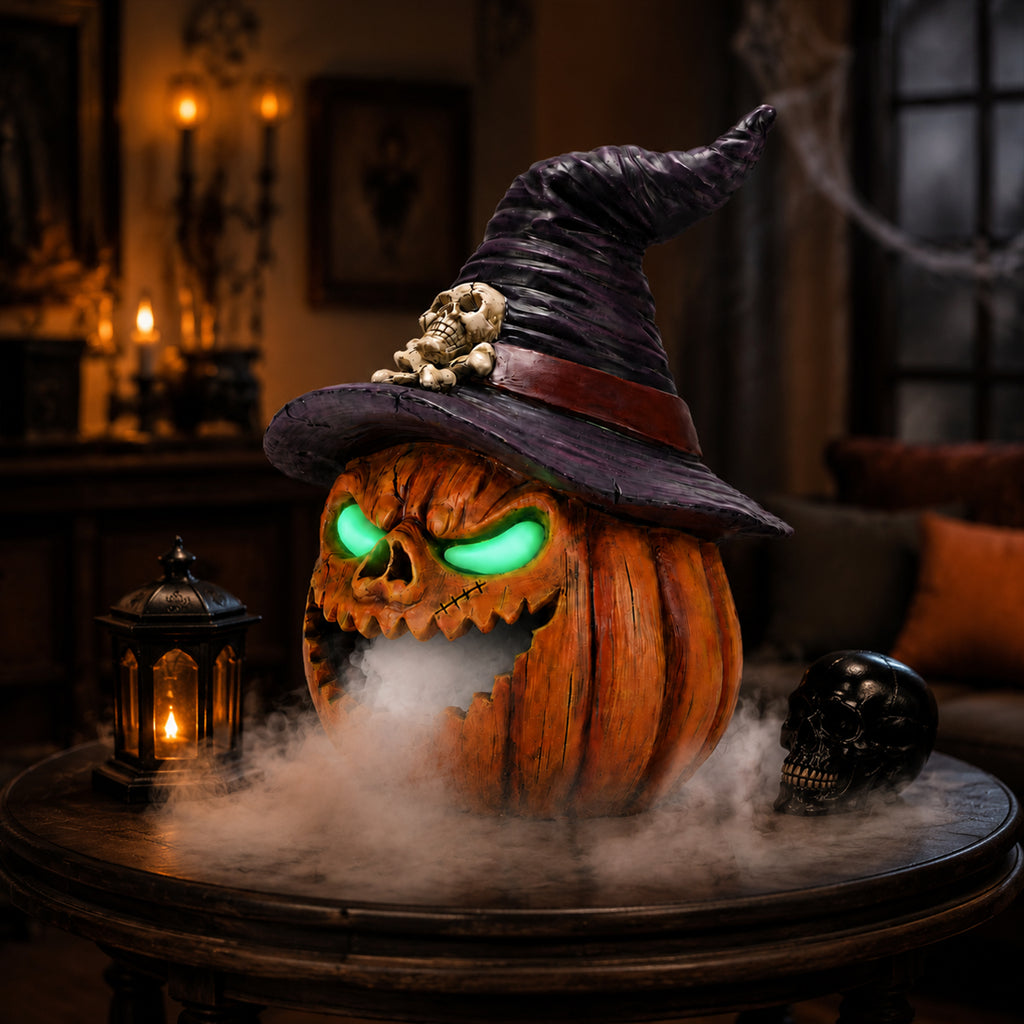 Halloween Jack-O'-Lantern Pumpkin Mist Maker Ornament