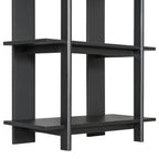 4-Tier Wooden Open Bookcase