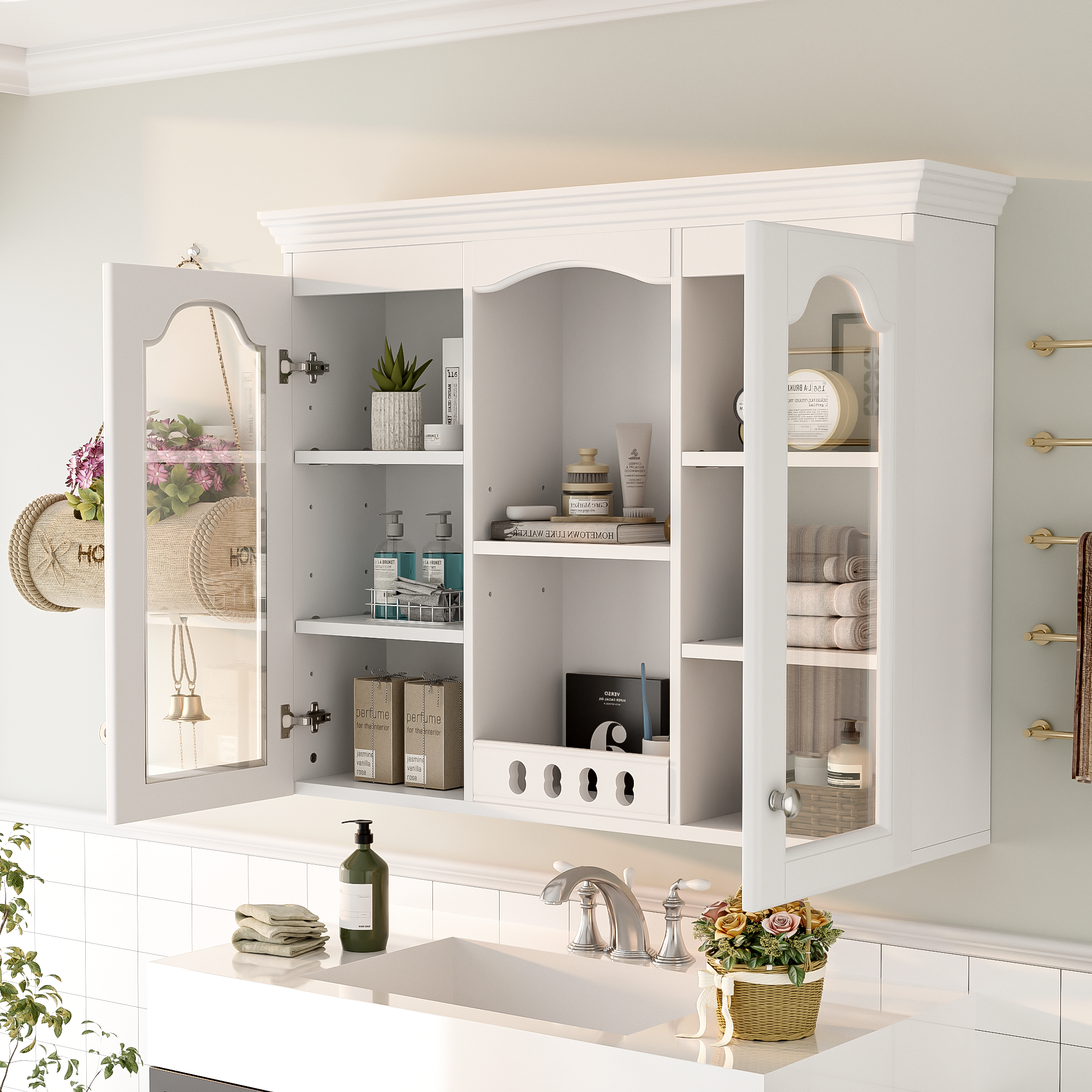 Wall Mounted Medicine Cabinet