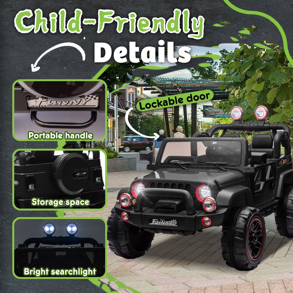 24V Kids Ride On Electric Car with Parental Control
