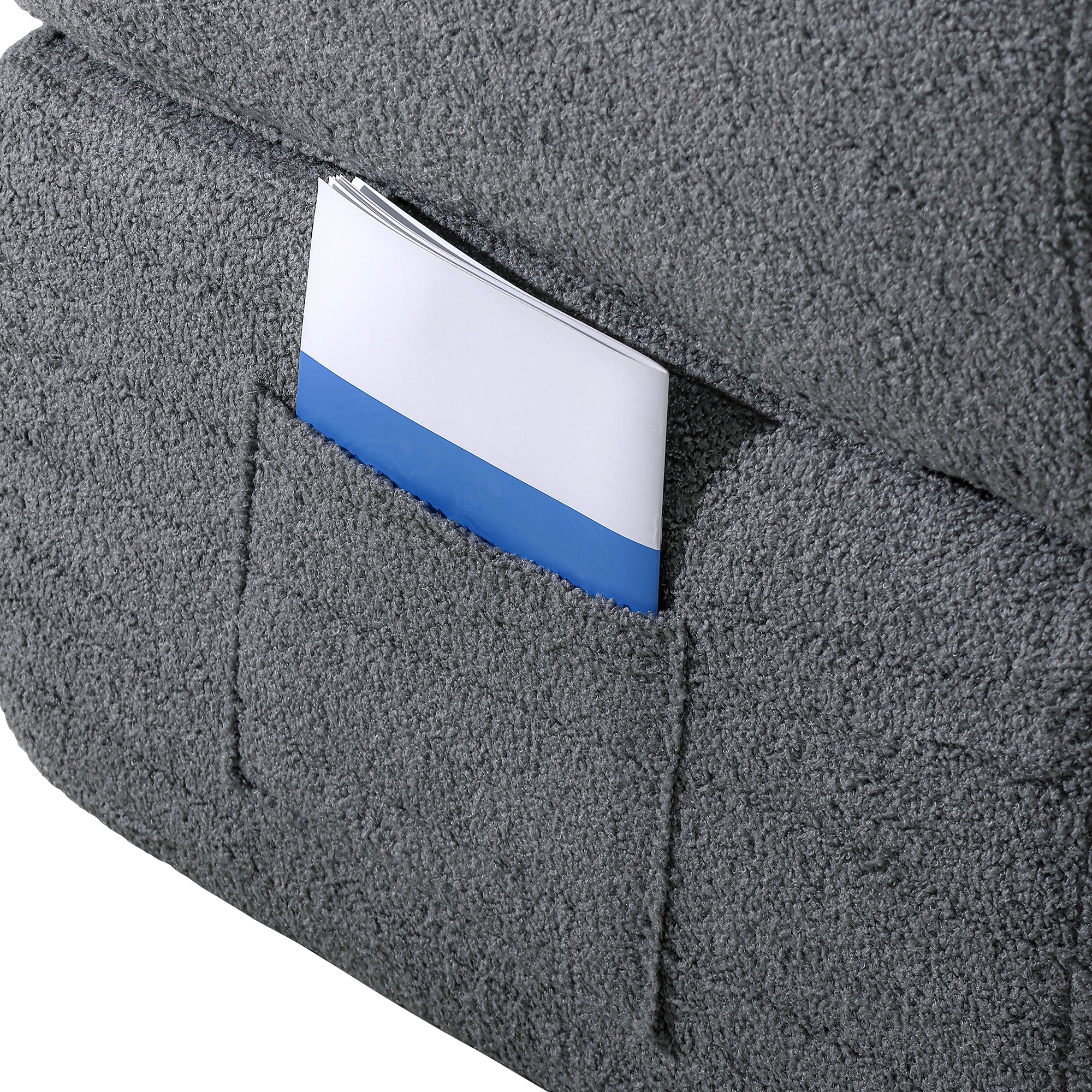 Folding Sofa Bed - Teddy Bear Fabric Sleeper