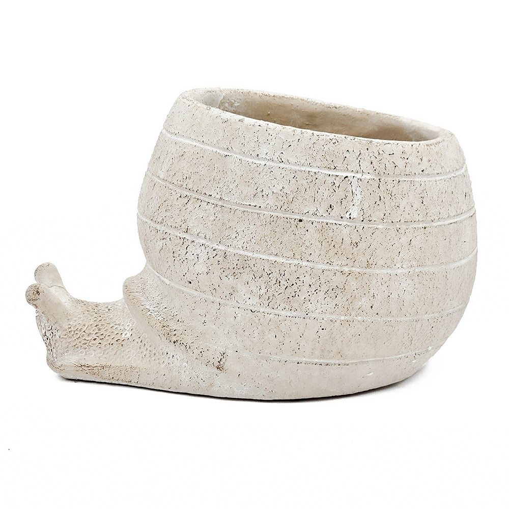 Decorative Planter with Snail Design