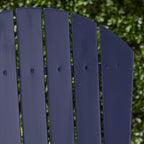 Outdoor Weather Resistant Acacia Wood Adirondack Dining Chairs