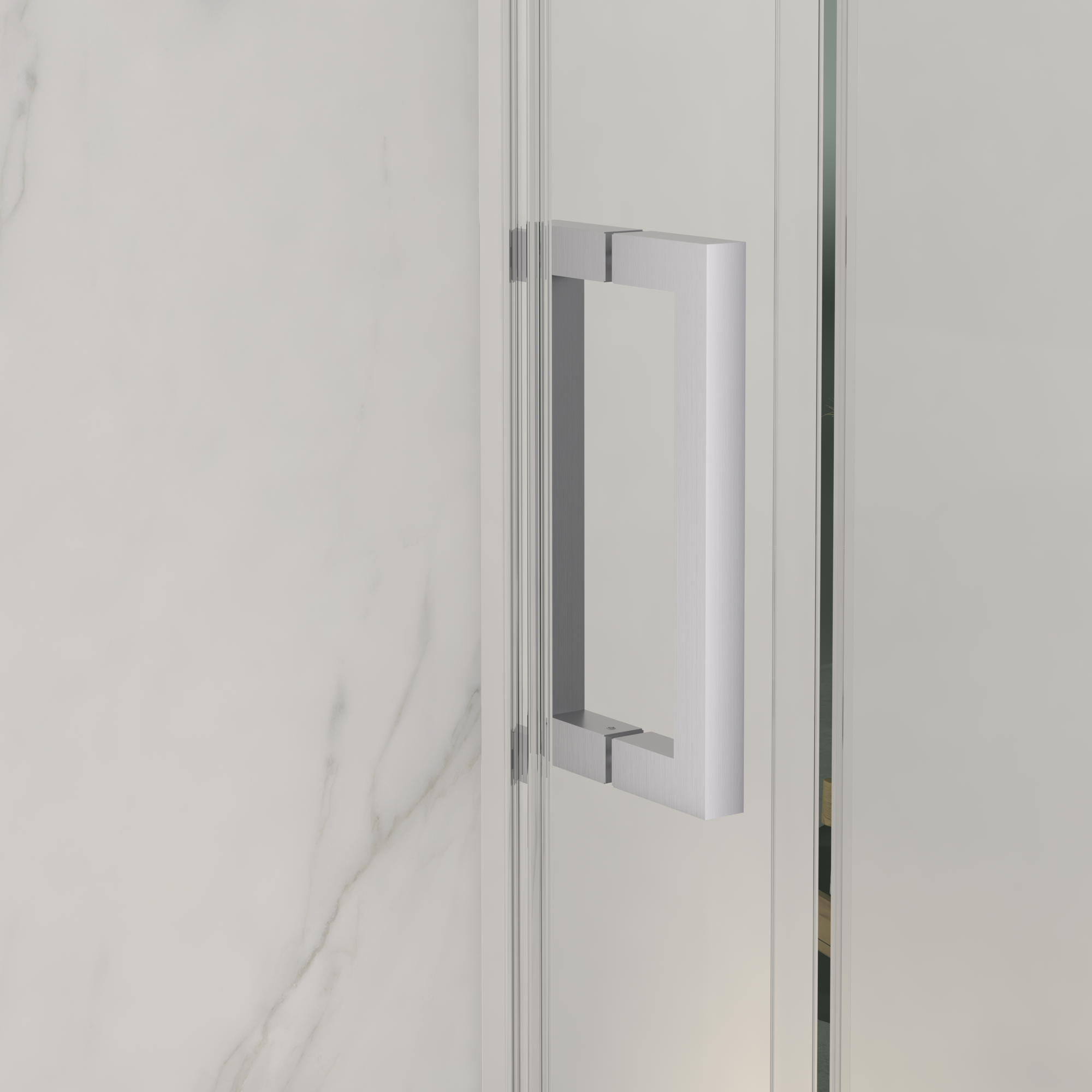Frameless Sliding Shower Door 56-60"W x 72"H