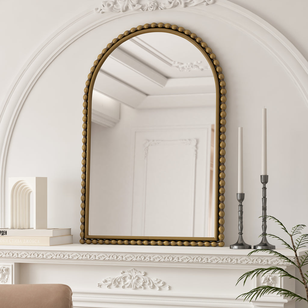 Iron Art Arch Vintage Vanity Mirror