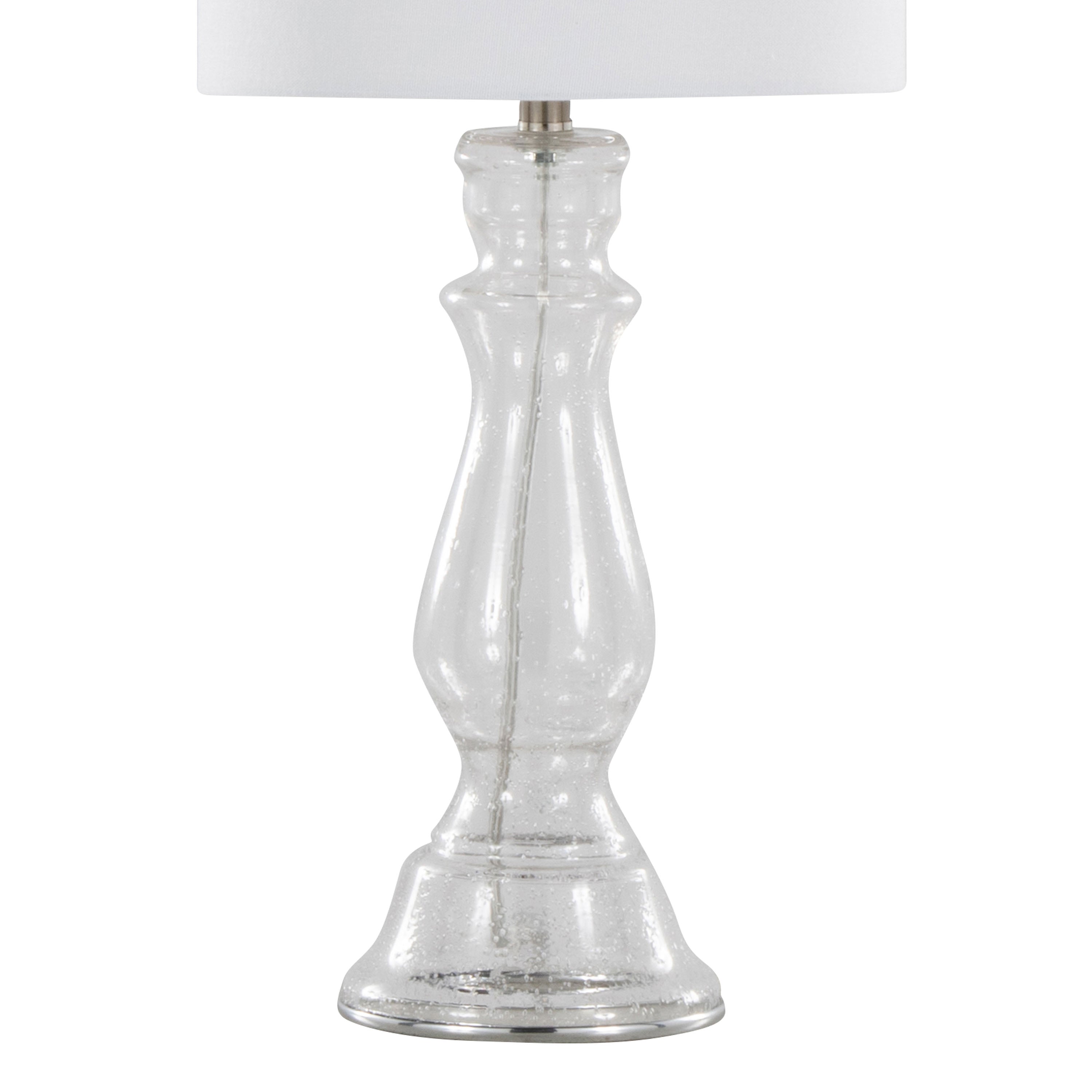 Bishop 24" Contemporary Glass Table Lamp
