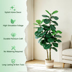 5FT Artificial Fiddle Leaf Fig Tree with Planter