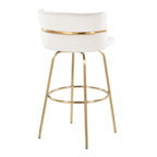 30" Fixed-Height Barstool with Swivel