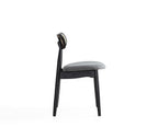 Colbert Cane Back Wood Upholstered Dining Chair