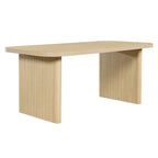 Natural Oak Veneer Dining Table