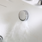 59" Corner Whirlpool Bathtub for 2-Person, Luxury Jetted Spa Tub