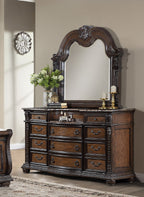 Marble Top 11 Drawers Dresser