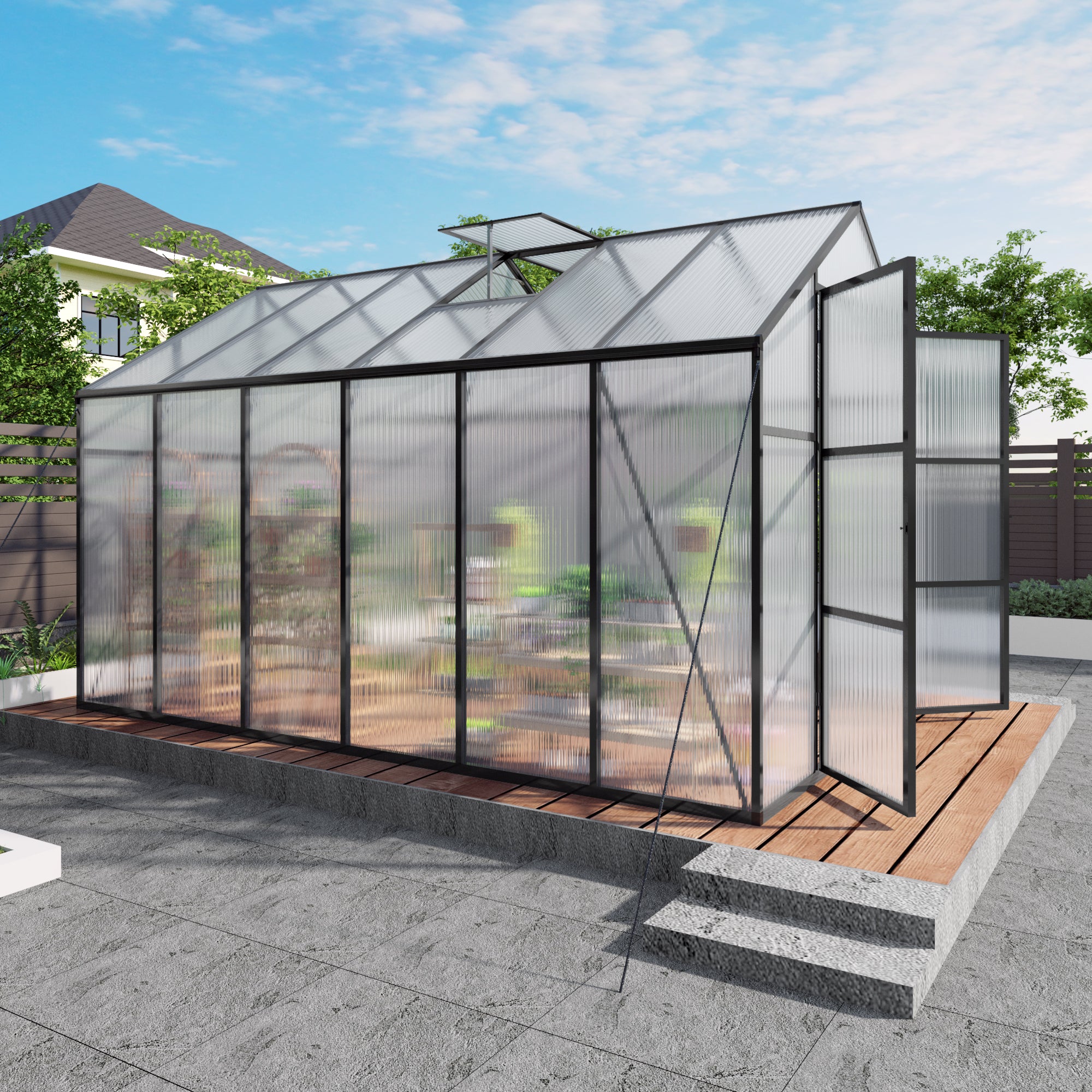 Newly Designed Greenhouse 8x12 FT