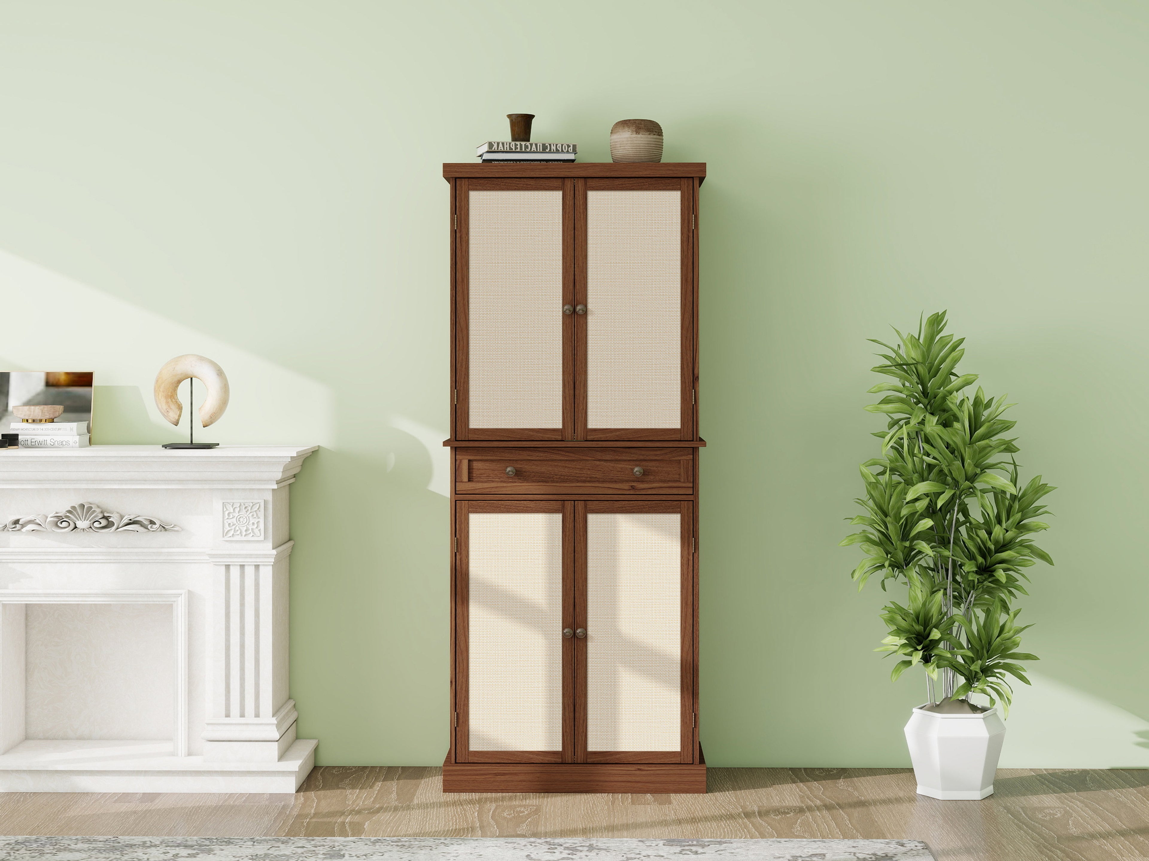 4 Door Cabinet with 1 Drawer