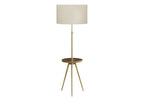 63" Floor Lamp with Table Shelf