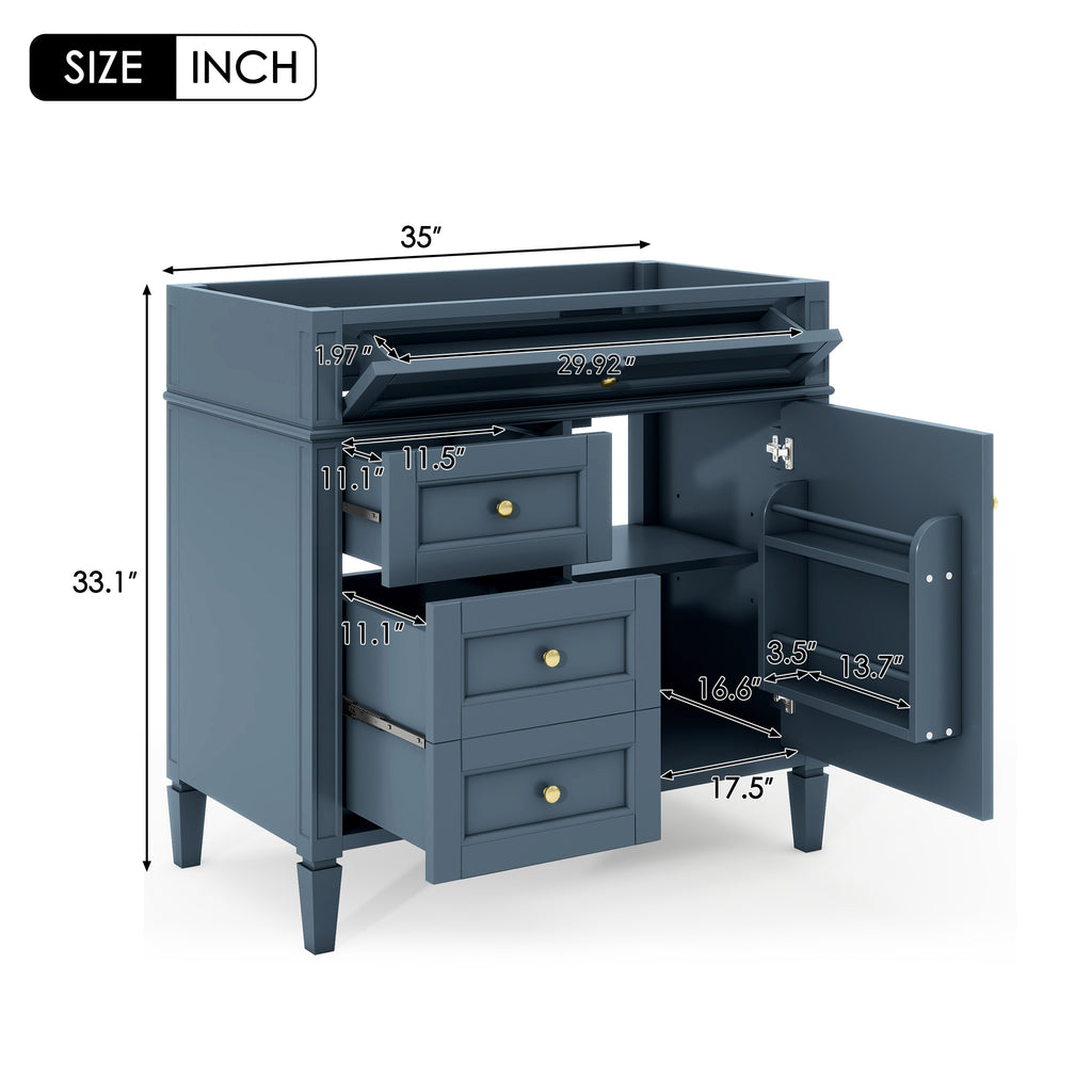 36'' Bathroom Vanity without Top Sink