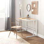 Icicle Contemporary Floor Lamp in Brushed Nickel