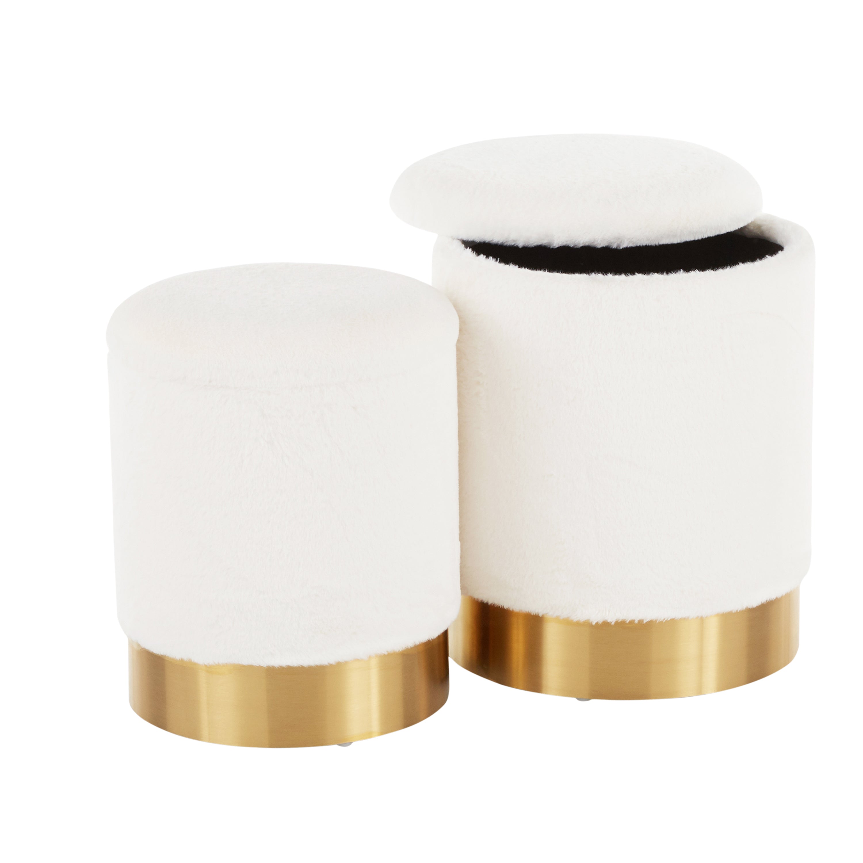Contemporary Nesting Ottoman Set