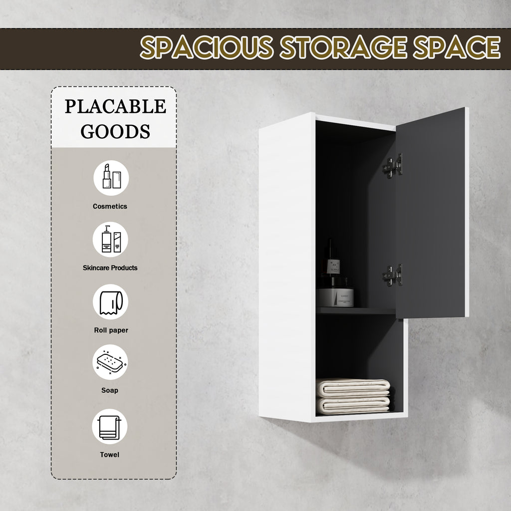 12" Bathroom Side Cabinet