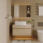 31.5 Inches Floating Single Small Bathroom Vanity with Sink