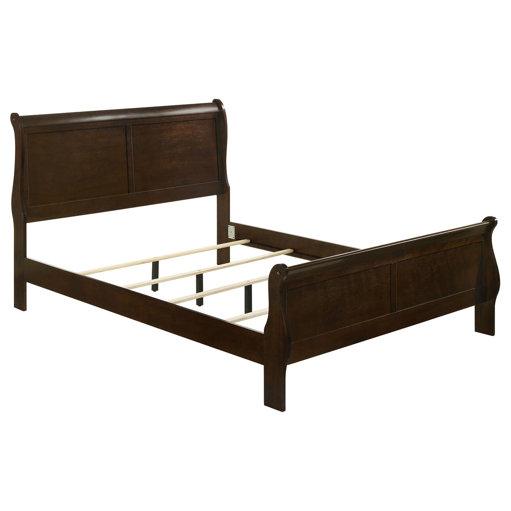 Cappuccino Queen Sleigh Bed