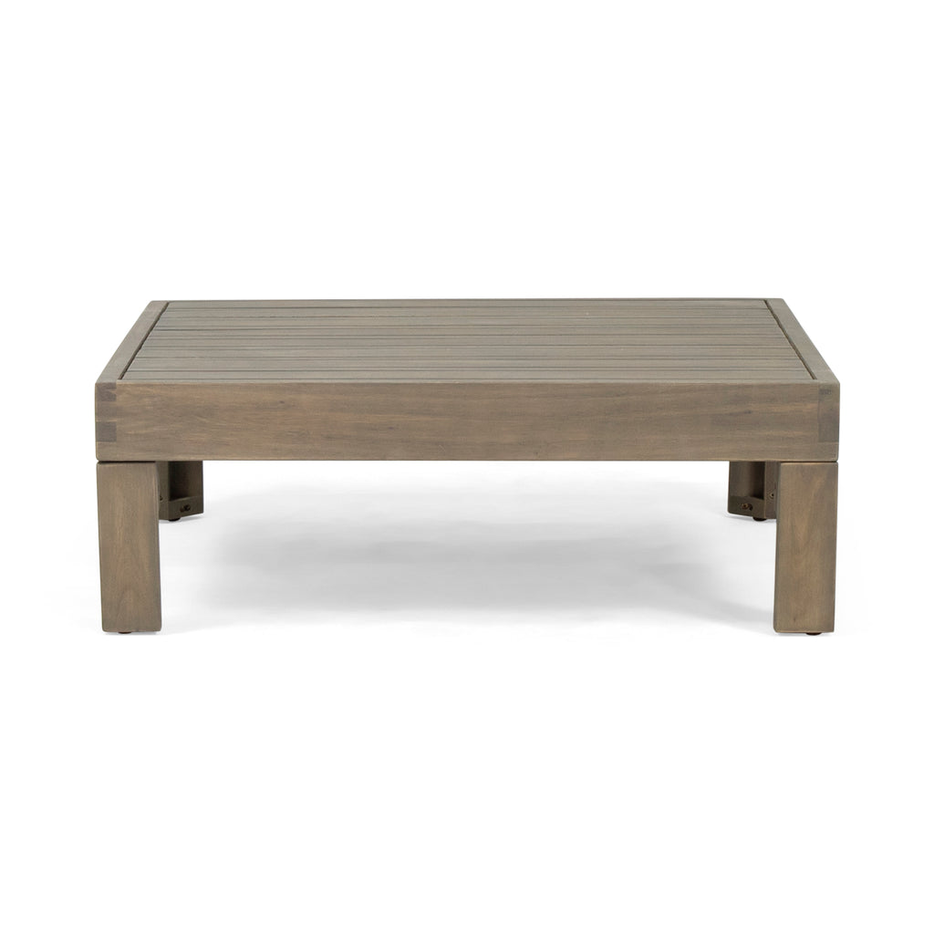 Oana 3-Piece Love Seat Set with Coffee Table, Dark