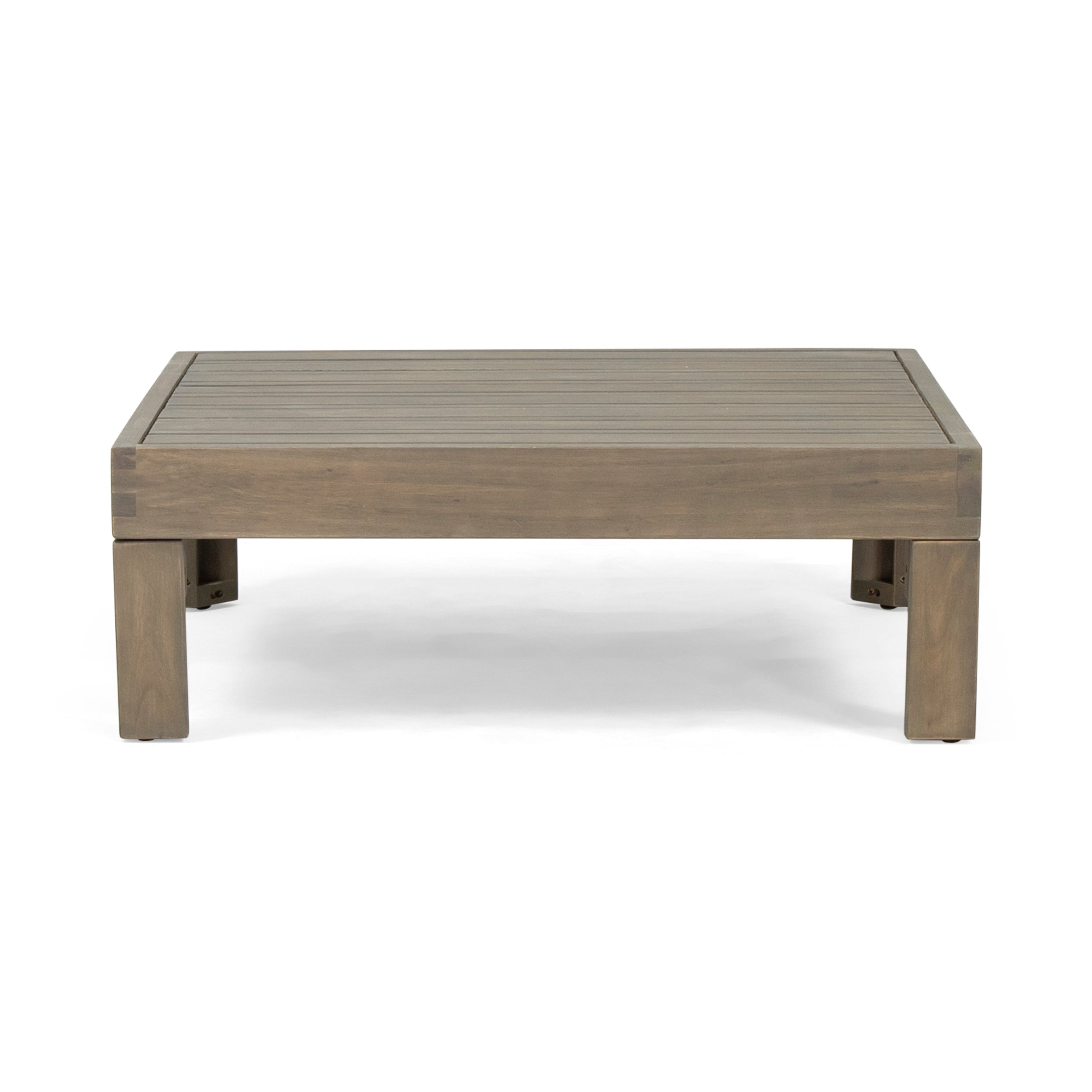 Oana 3-Piece Love Seat Set with Coffee Table, Dark