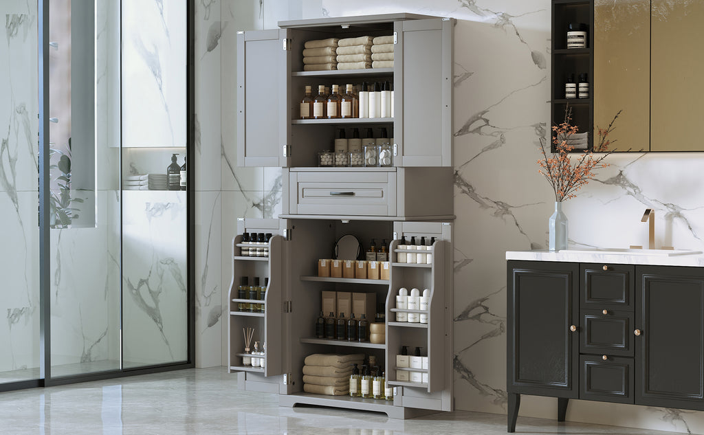 Bathroom Storage Cabinet with Multi-Functional Storage Space