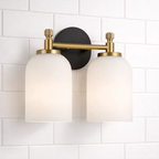 Vortex Traditional Style Two Lights Vanity Over Bathroom Mirror Wall Sconce