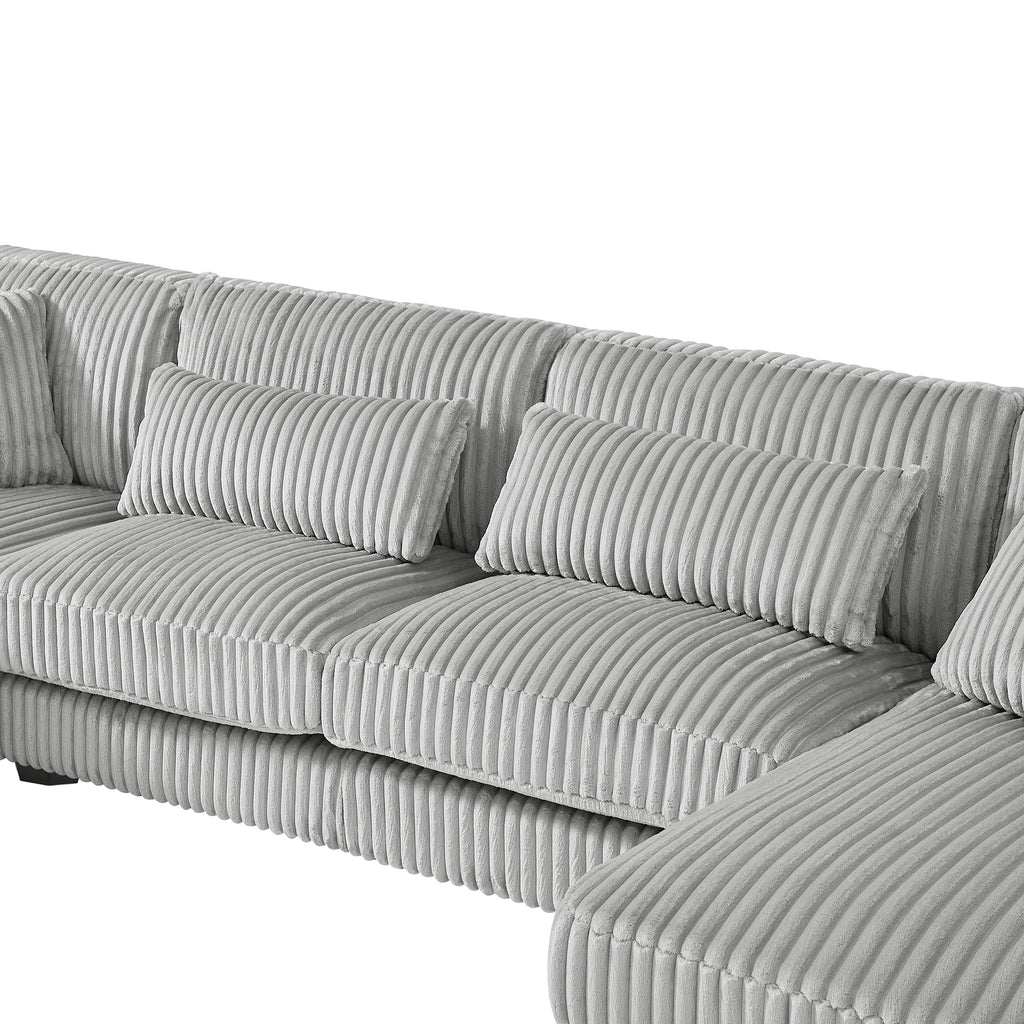 129" Oversized Sectional Sofa U-shaped Couch