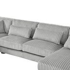 129" Oversized Sectional Sofa U-shaped Couch