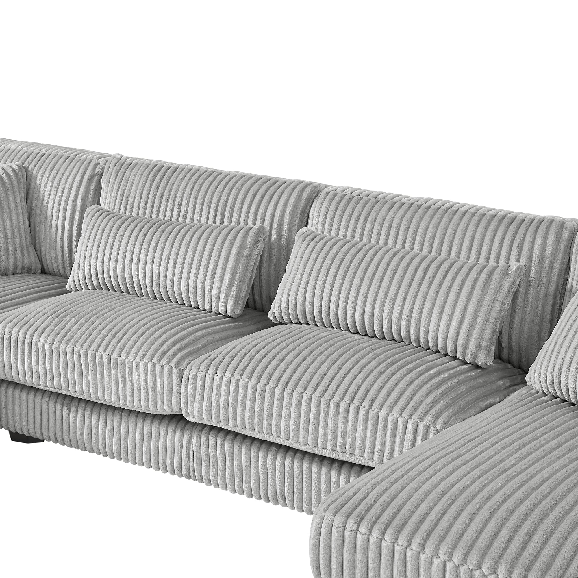 129" Oversized Sectional Sofa U-shaped Couch