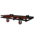 Folding Drywall Cart, 2200 LBS Utility Dolly with Swivel Casters