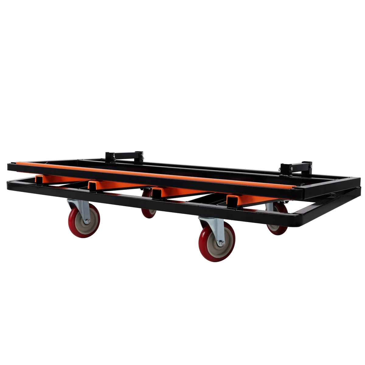 Folding Drywall Cart, 2200 LBS Utility Dolly with Swivel Casters