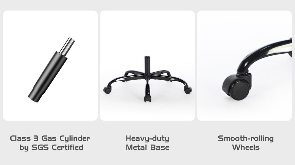 Gaming Chair with Footrest and Lumbar Support