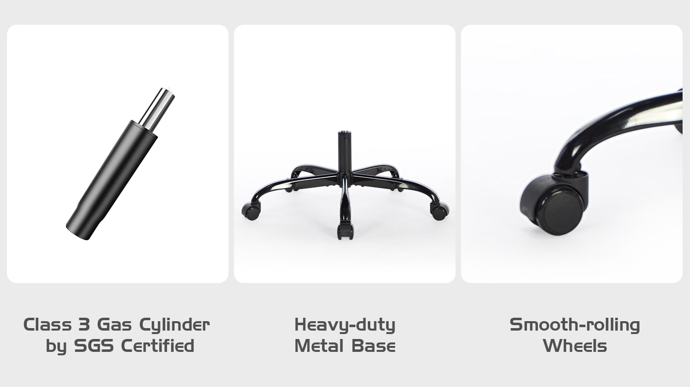 Gaming Chair with Footrest and Lumbar Support